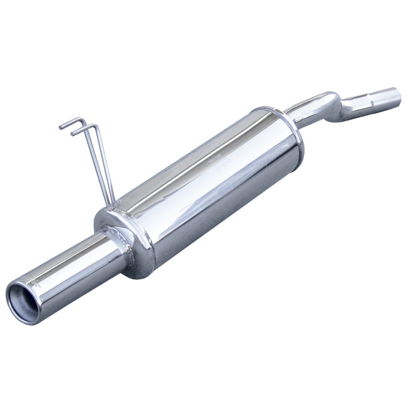 InoXcar, escape deportivo, apto para Fiat Punto 2B (188) 1.2 16v (80HP) 2003- 80mm