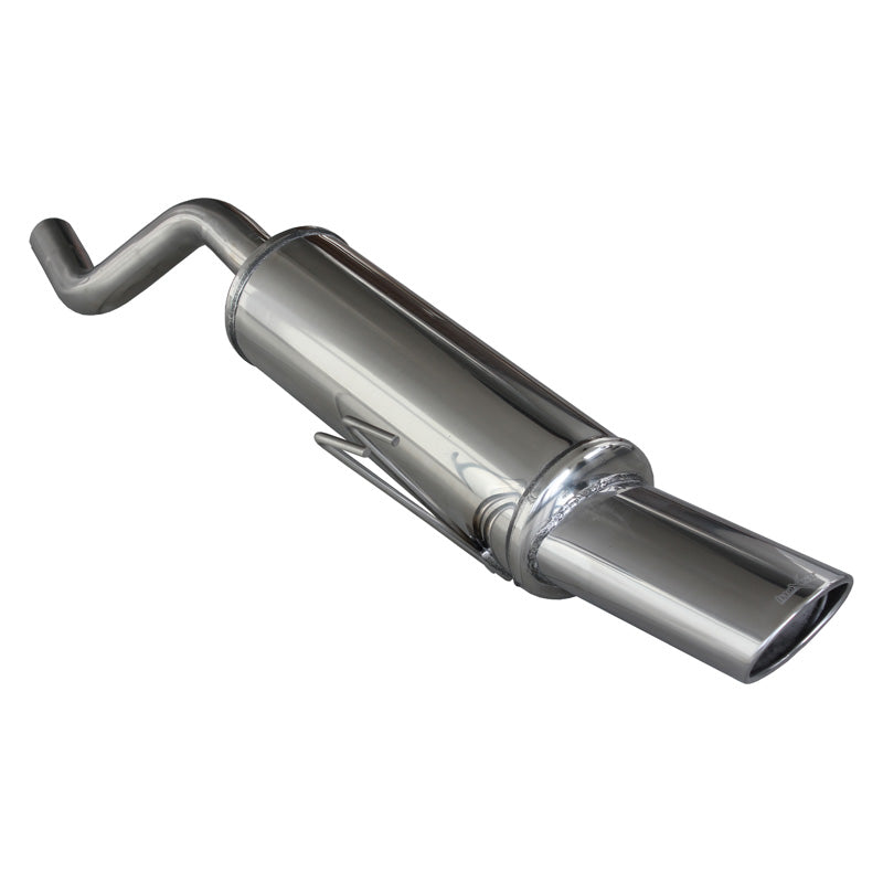 InoXcar, Escape deportivo, compatible con Fiat Punto 2B (188) 1.3 MJET 2003- 120x80mm