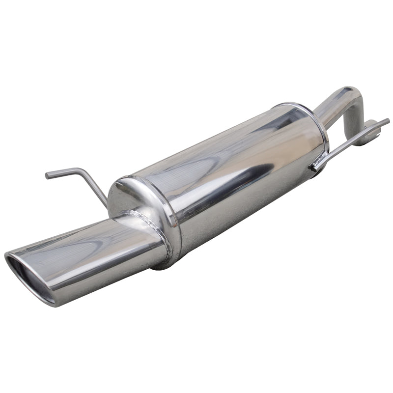 InoXcar, escape deportivo, compatible con Fiat Grande Punto 1.4 T-Jet (120HP) 2006- 120x80mm