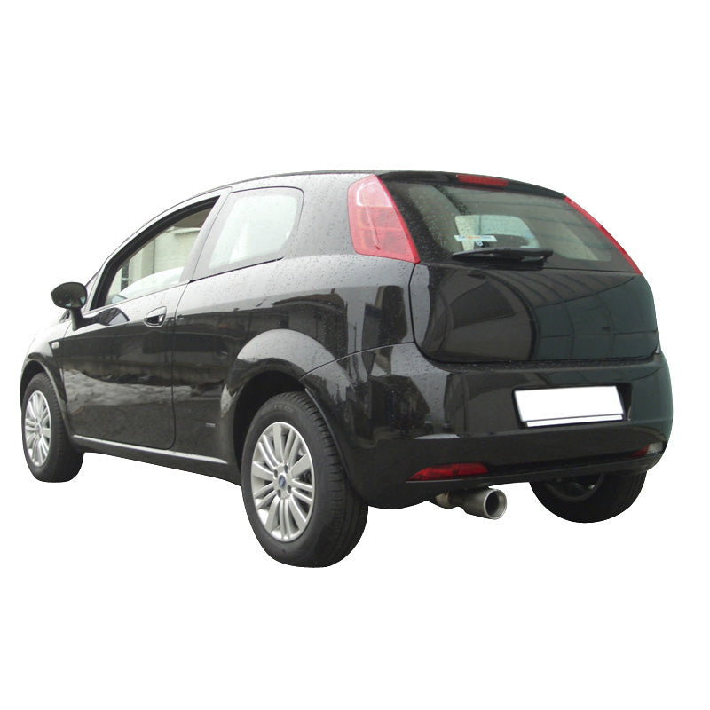 InoXcar, scarico sportivo, compatibile con Fiat Grande Punto 1.9 MJET 16v (120HP) 2005- 102mm