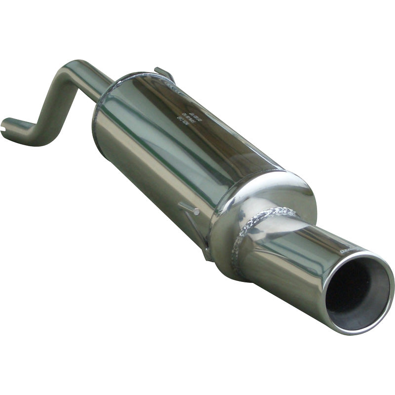 InoXcar, escape deportiva, compatible con Fiat Grande Punto 1.4/1.4 16v 2005- 102mm