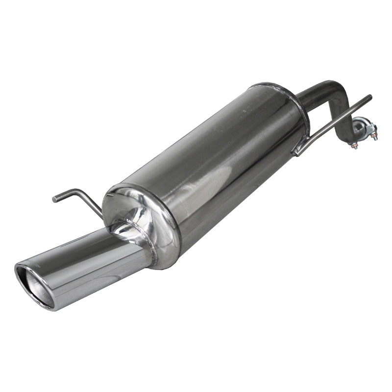 InoXcar, scarico sportivo, adatto a Fiat Grande Punto 1.2 (65HP) 2006- Ø40mm 90mm X-Race