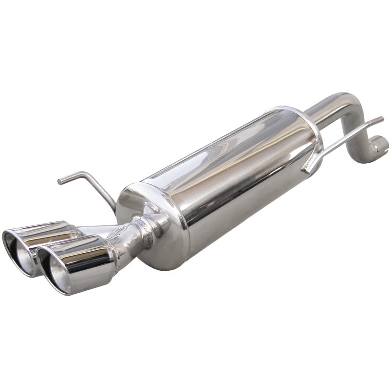 InoXcar, Sports Exhaust, Fits Abarth Punto EVO 1.4TB MultiAir (165HP) 2010- 2x80mm X-Race