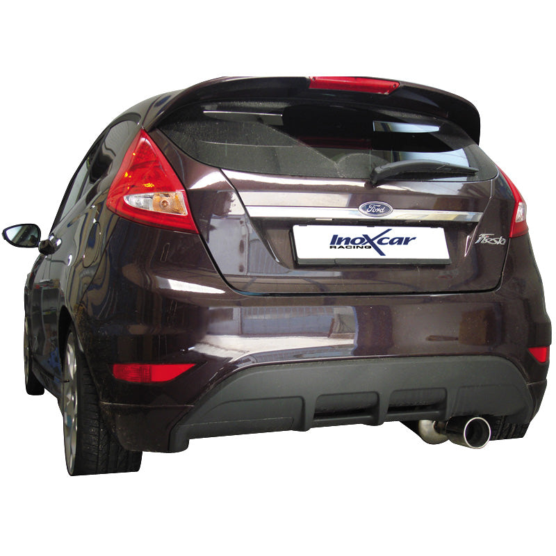 InoXcar, scarico sportivo, compatibile con Ford Fiesta VII 1.6 (120HP) 9/2008- 102mm