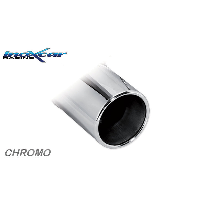 InoXcar, doppio scarico sportivo, compatibile con Ford Focus MK2 2.5T RS 305hp 2009- 1x120mm Mega