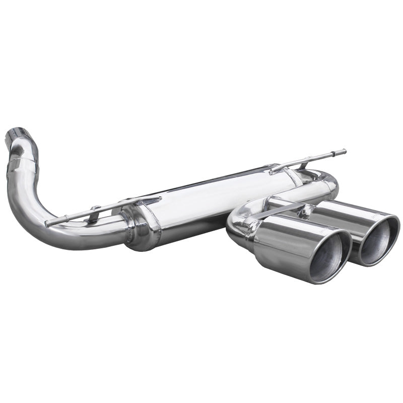 InoXcar, Sports exhaust 'Center', fits Ford Focus III 2.0ST (250HP) 2012- Ø60mm 2x110mm X-Race