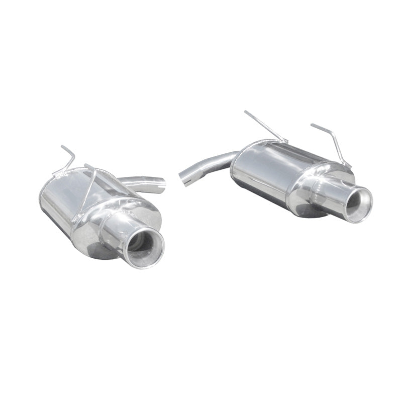 InoXcar, Doppio scarico sportivo, compatibile con Honda S2000 2.0 1999- Sinistra/Destra 102mm