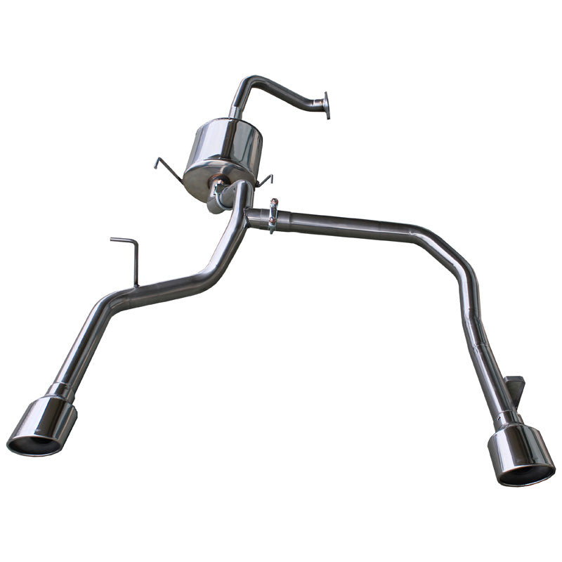 InoXcar, Dual sports exhaust, fits Kia Sorento 2.5 CRDi 2002- Left/Right 120x80mm