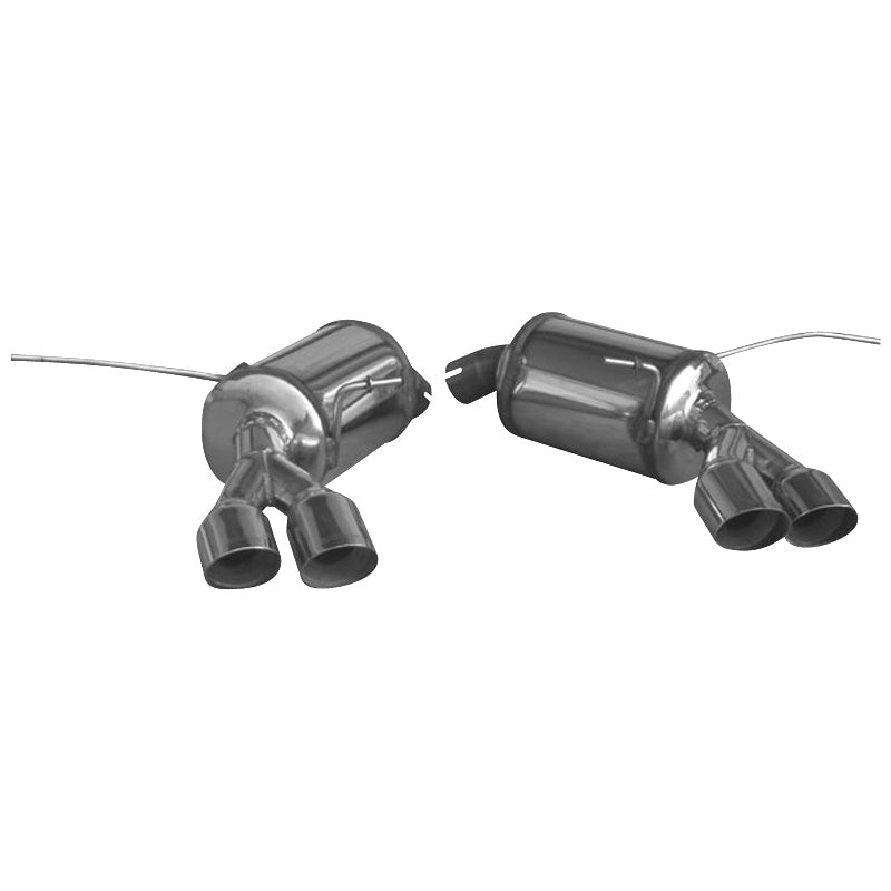 InoXcar, podwójny sportowy układ wydechowy, pasuje do MS Gransport 4.2 V8 2006- Lewa/Prawa 2x80mm