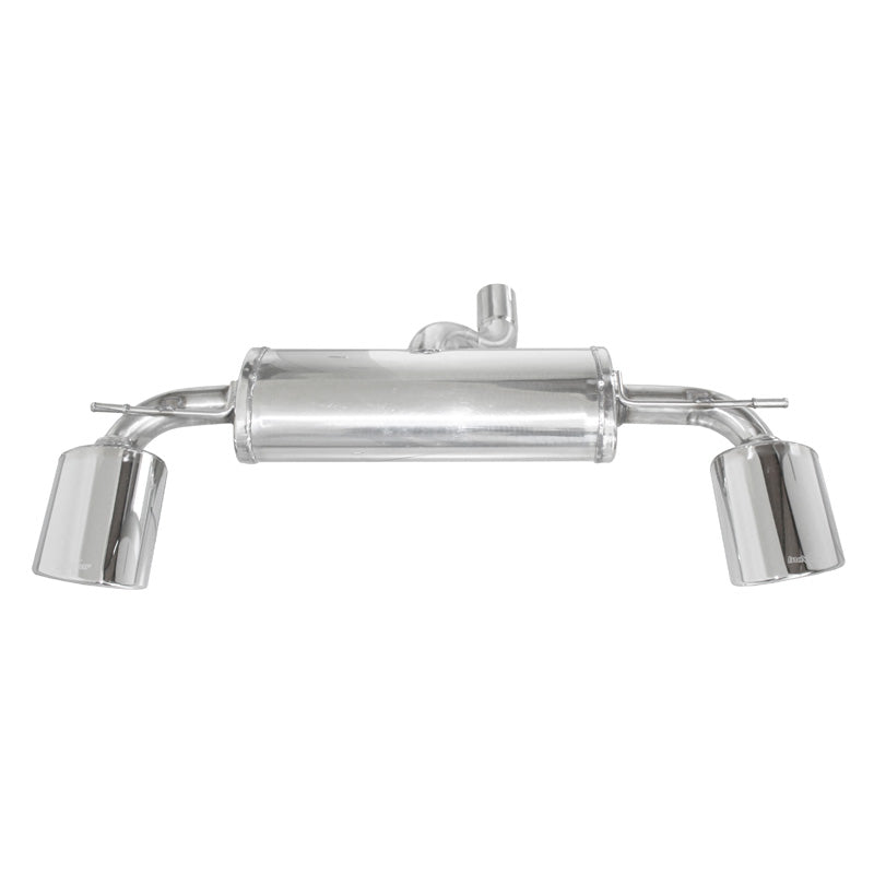 InoXcar, dual sports exhaust, fits Mercedes A-Class (W176) 4WD 2012-2015 1x150x105mm Oblique