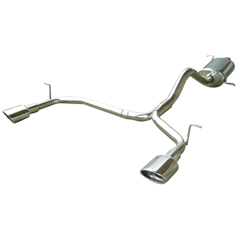 InoXcar, Double échappement sport, convient à Mercedes ML 270 CDi 1999- Left/Right 120x80mm