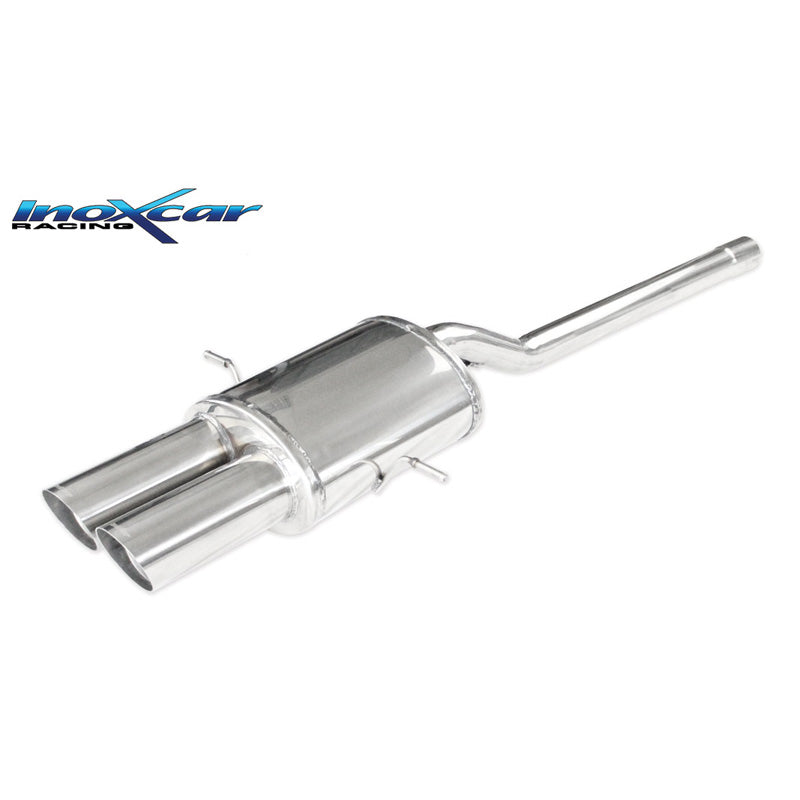 InoXcar, scarico sportivo, adatto a Mini R56 1.6 Cooper S 184hp 2011- 2x90mm Racing