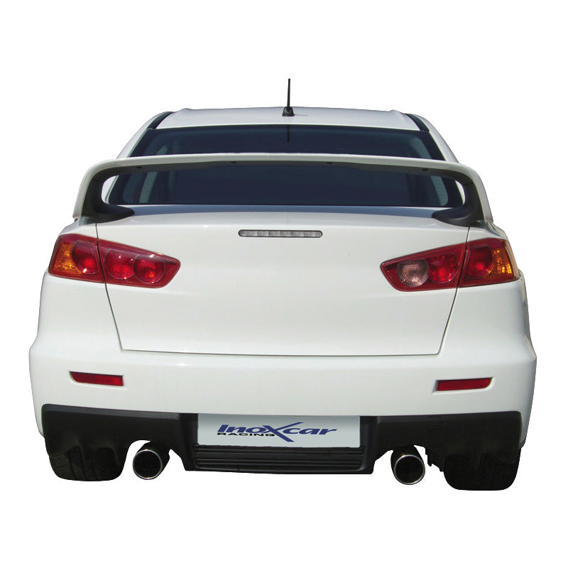 InoXcar, double échappement sport, compatible avec Mitsubishi Lancer Evo X 2.0T (295HP) 2008- Gauche/Droite 102mm