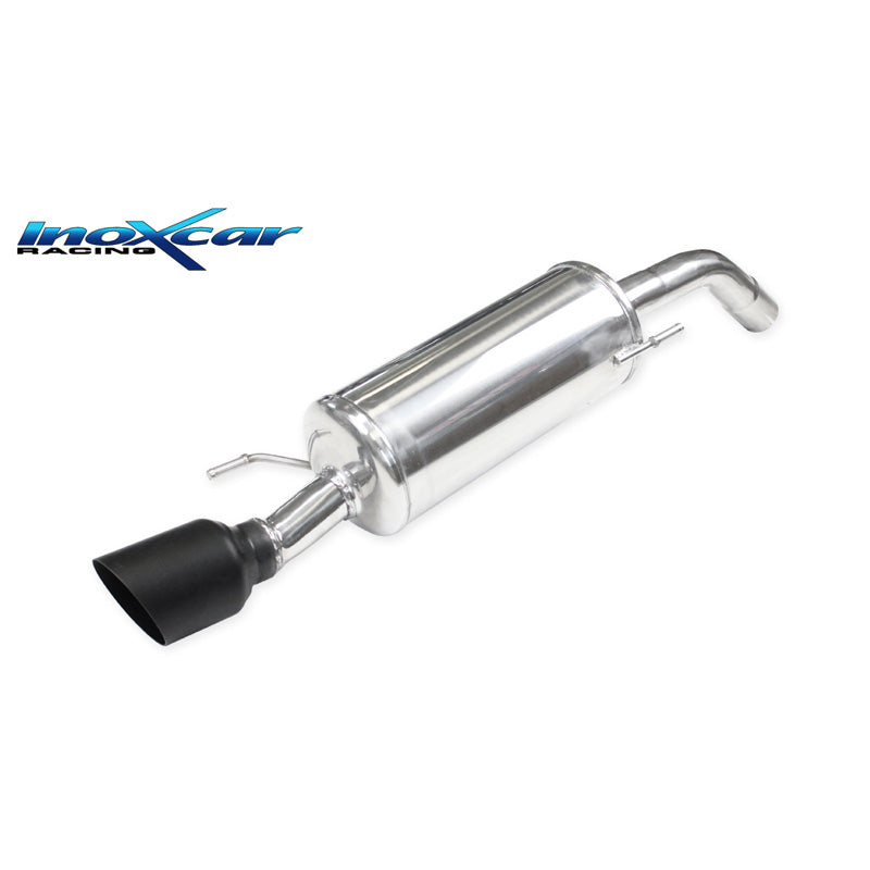 InoXcar, escape deportivo, válido para Opel Adam 1.4 S Turbo 150hp 2015- 54mm 1x100mm Ceramic Black