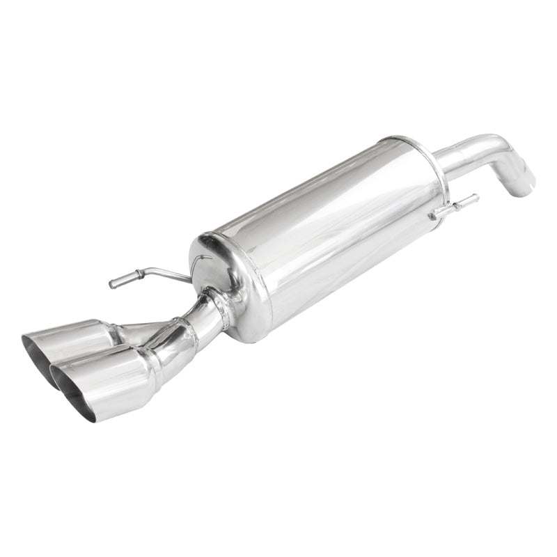 InoXcar, escape deportivo, compatible con Opel Adam 1.4 S Turbo 150hp 2015- 54mm 2x80mm Racing