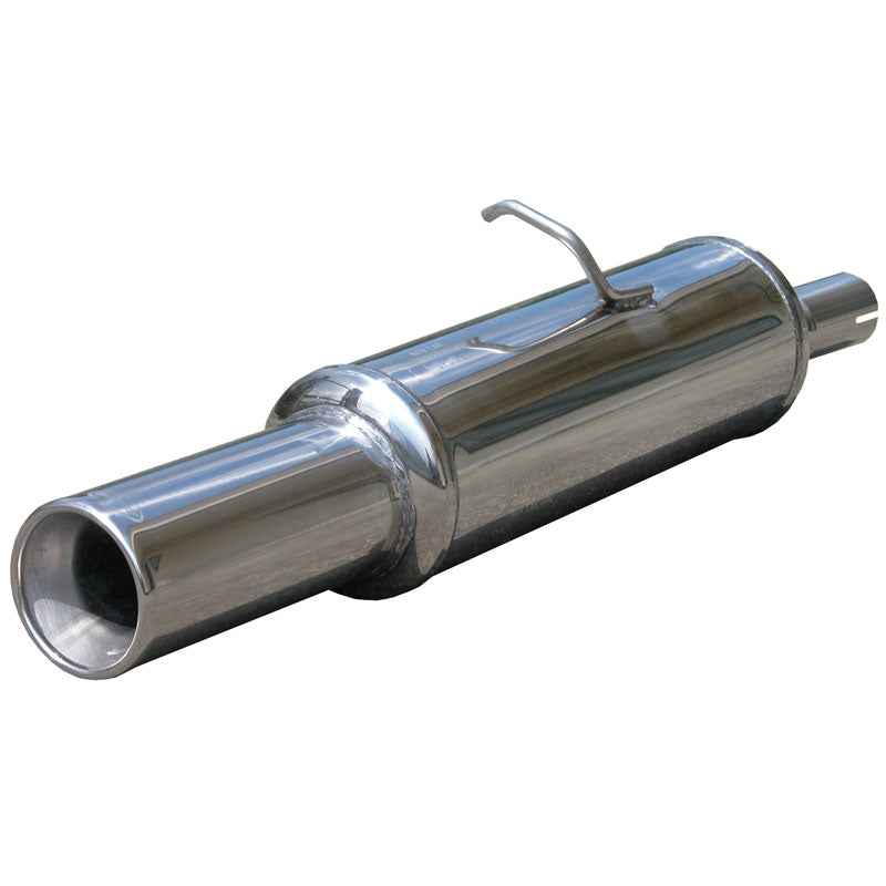 InoXcar, Sports exhaust, fits Opel Astra F 1.6 (75HP) 1996- 80mm (3 mounting brackets)