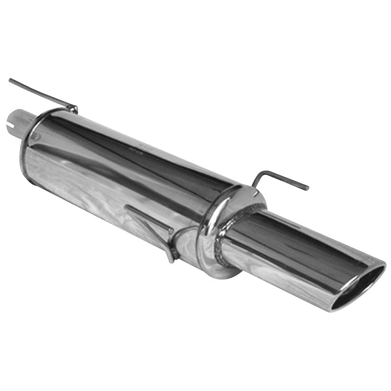 InoXcar, scarico sportivo, adatto a Opel Astra F 1.8 16v GSi (125HP) 1993-94 120x80mm