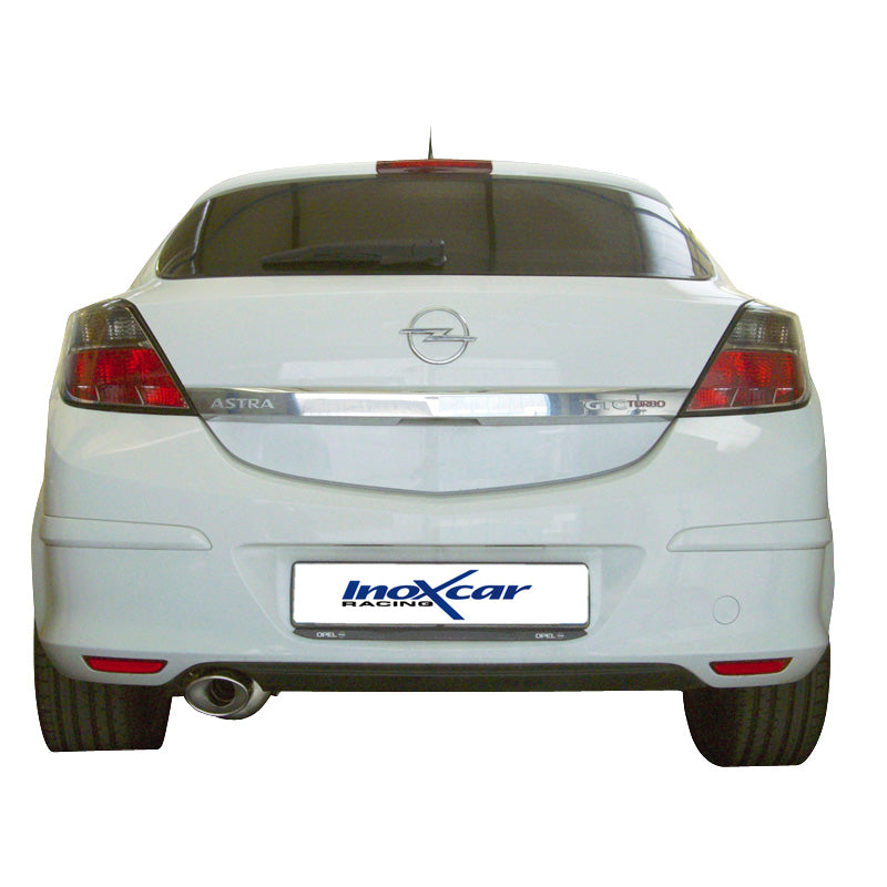 InoXcar, Sportsudstødning, pasuje na Opel Astra H GTC 1.6T (180HP) 2007- 120x80mm