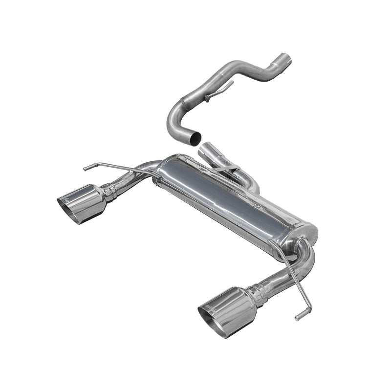 InoXcar, Dual sports exhaust, fits Opel Corsa D OPC 1.6T Nurburgring (210HP) 2012- Ø54,5mm Left/Right 102mm Racing