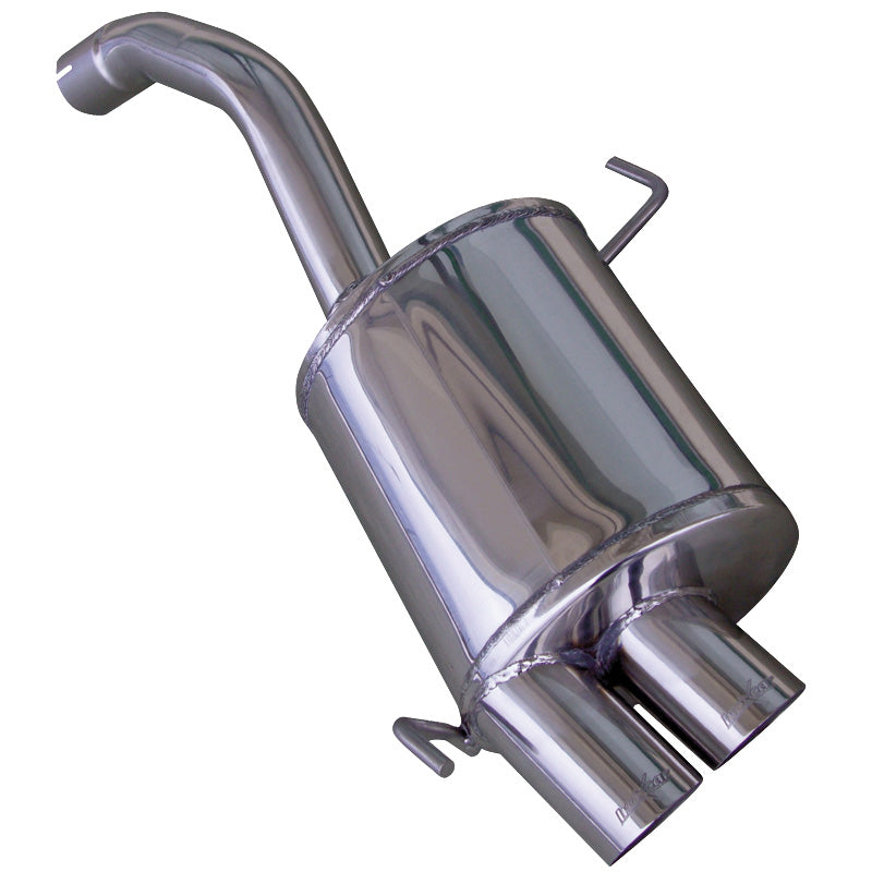InoXcar, échappement sport, compatible avec Alfa Romeo 147 3.2 GTA 2002- 2x80mm Racing