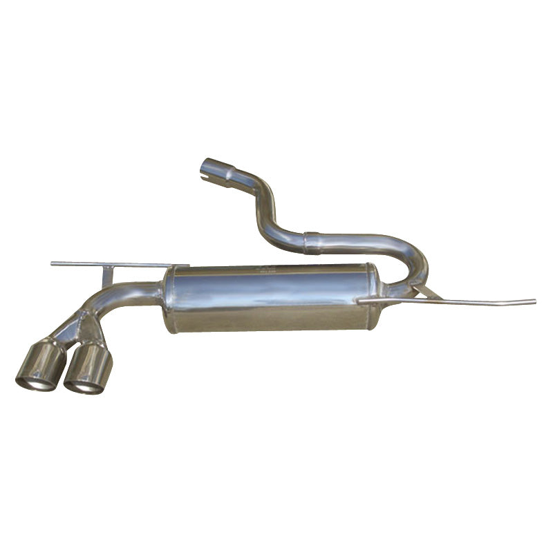 InoXcar, Sports exhaust, fits Audi A3 8P 1.9 TDi (105HP) 2003- 2x76mm Racing