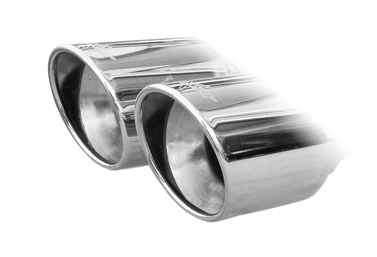 InoXcar, Sports exhaust, fits Audi A3 8P 1.9 TDi (105HP) 2003- 2x80mm X-Race (Ø55mm)