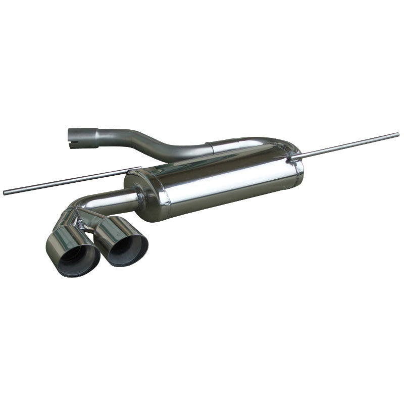 InoXcar, Sport Exhaust, fits Audi A3 8P 2.0 TDi (140HP) 2003- 2x76mm Racing