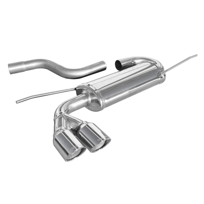 InoXcar, Sports exhaust, fits Audi A3 8P 2.0 TDi (140HP) 2003- 2x80mm X-Race
