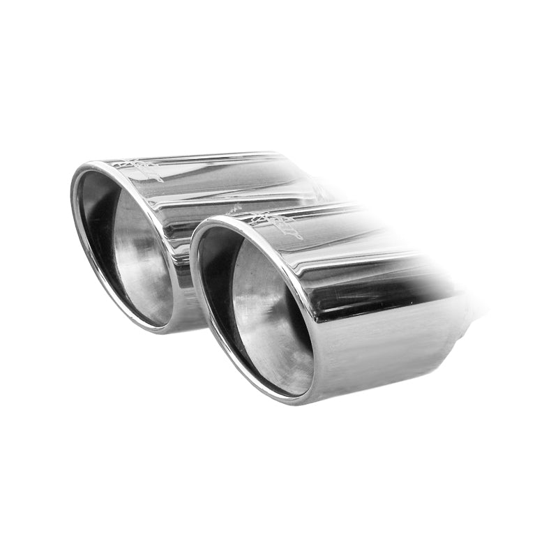 InoXcar, Sports exhaust, fits Audi A3 8P 2.0 FSi (150HP) 2003- 2x80mm X-Race