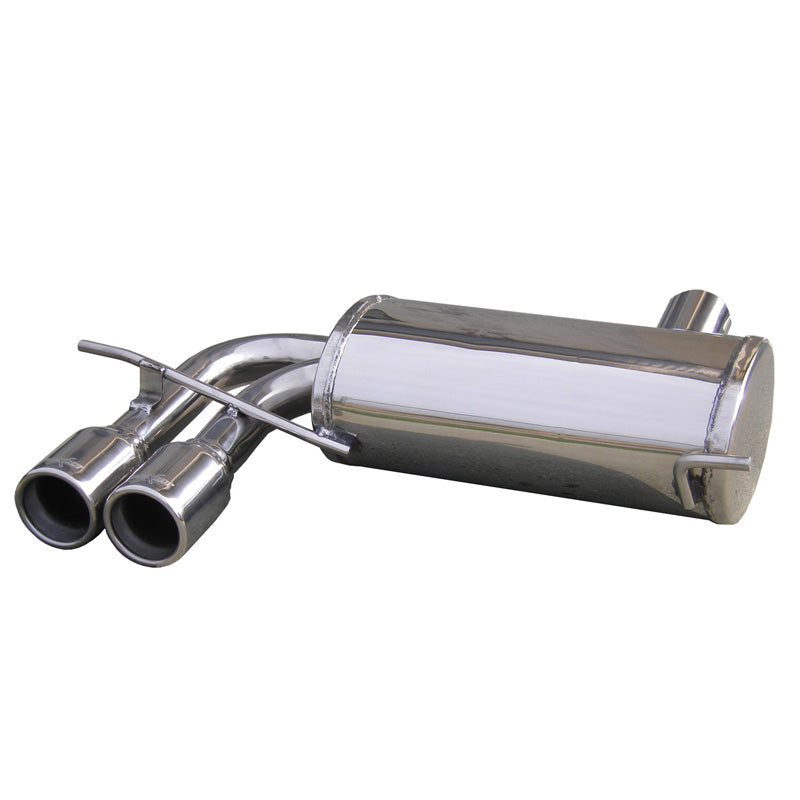 InoXcar, Sports exhaust, fits Audi S3 8P 2.0 TFSi (265HP) 2006- 2x80mm