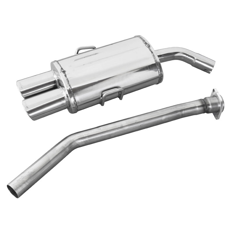 InoXcar, Sports exhaust, fits BMW 3-Series E36 320i 1992- 2x90x70mm