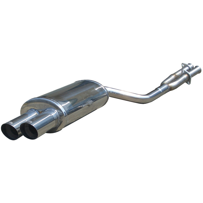 InoXcar, Sport Exhaust, fits BMW 3-Series E36 325i/328i 1992- 1992- 2x80mm Racing