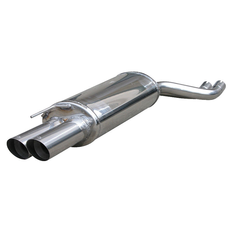 InoXcar, sportowy układ wydechowy, pasuje do BMW 3-Series E46 330D 2000- 2x80mm Racing
