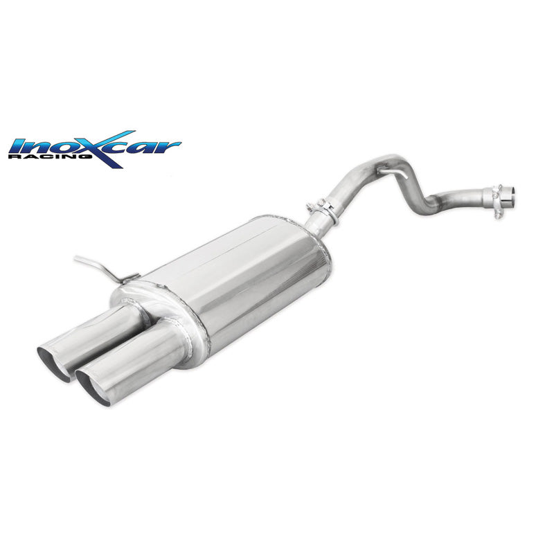 InoXcar, Sport exhaust, fits Volkswagen Golf IV 1.9 TDI 90hp 1997- 2x75mm Racing