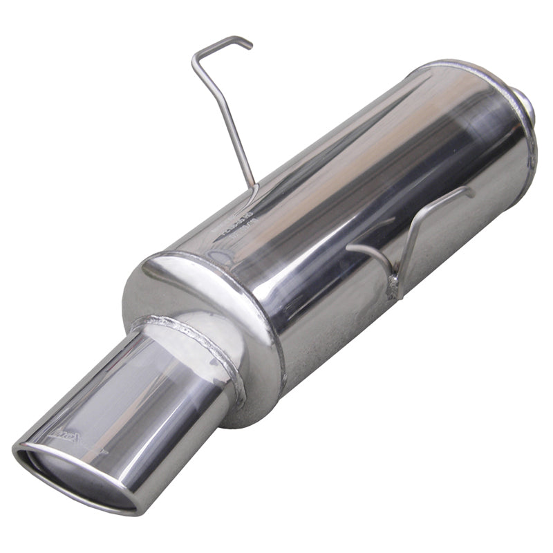 InoXcar, Sports exhaust, Fits Peugeot 106 1.1 (60HP) 1996- 120x80mm