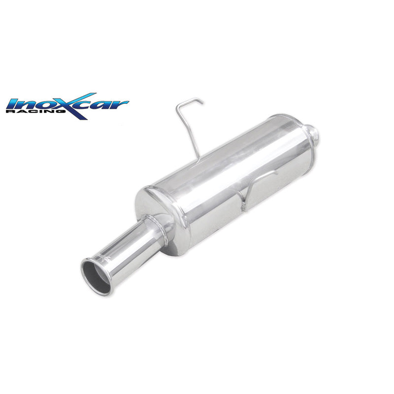 InoXcar, Sports exhaust, fits Peugeot 106 1.6 16v Rallye/GTI/1.6 16v 1996-2000 1x76mm Retro Style