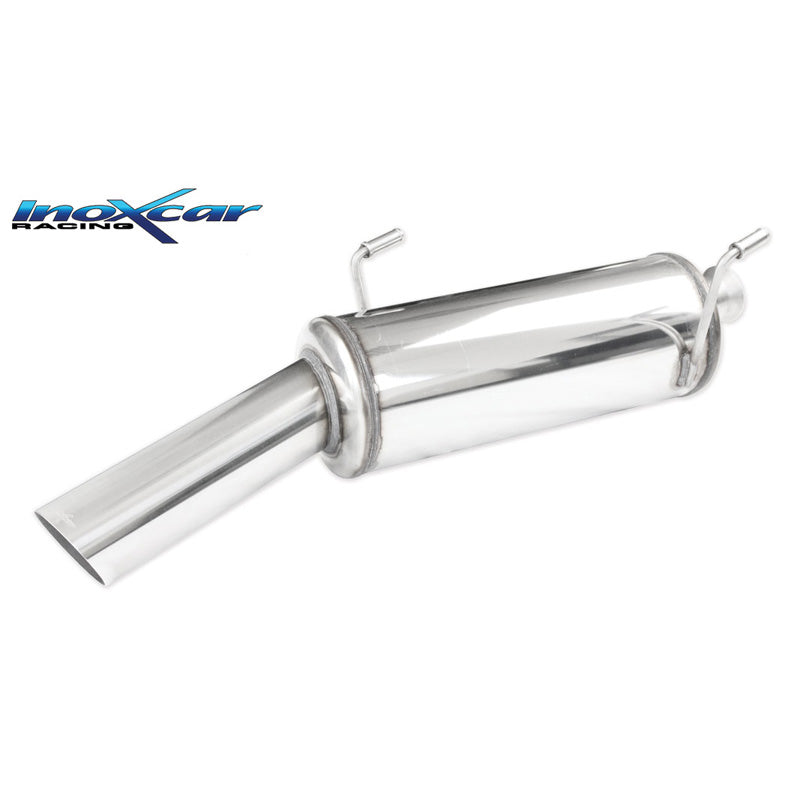 InoXcar, sportuitlaat, past op Peugeot 206 GT WRC 135hp 1x90mm Rally