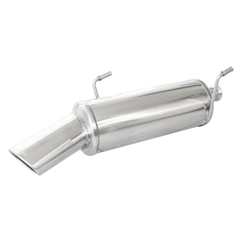 InoXcar, sportuitlaat, geschikt voor Peugeot 206 CC 1.6 (109HP) 2000- 120x80mm