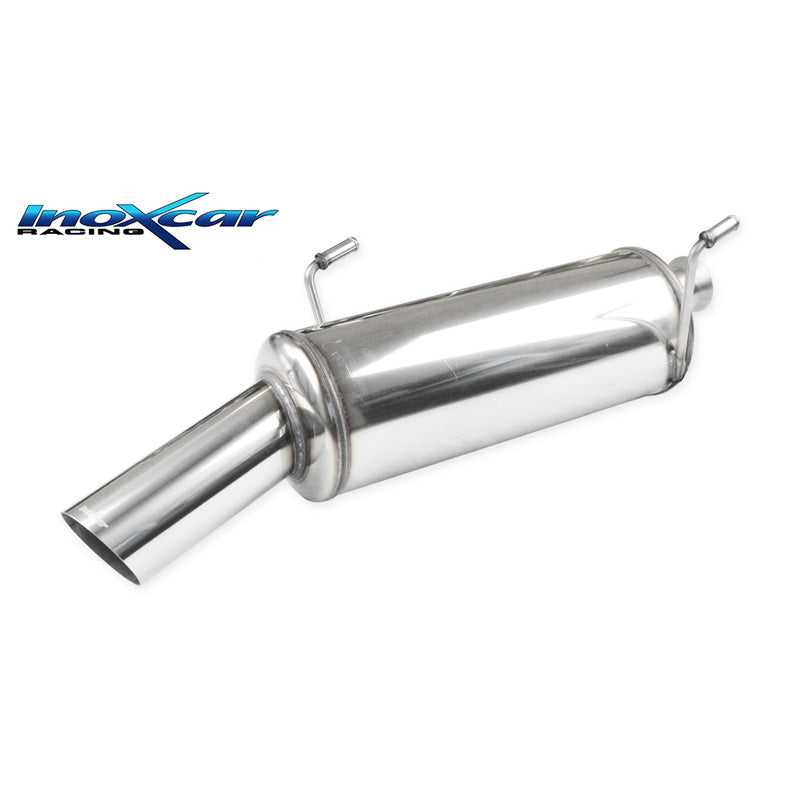 InoXcar, silencieux sport, convient à Peugeot 206 CC 1.6 (109HP) 2000- 90mm Racing