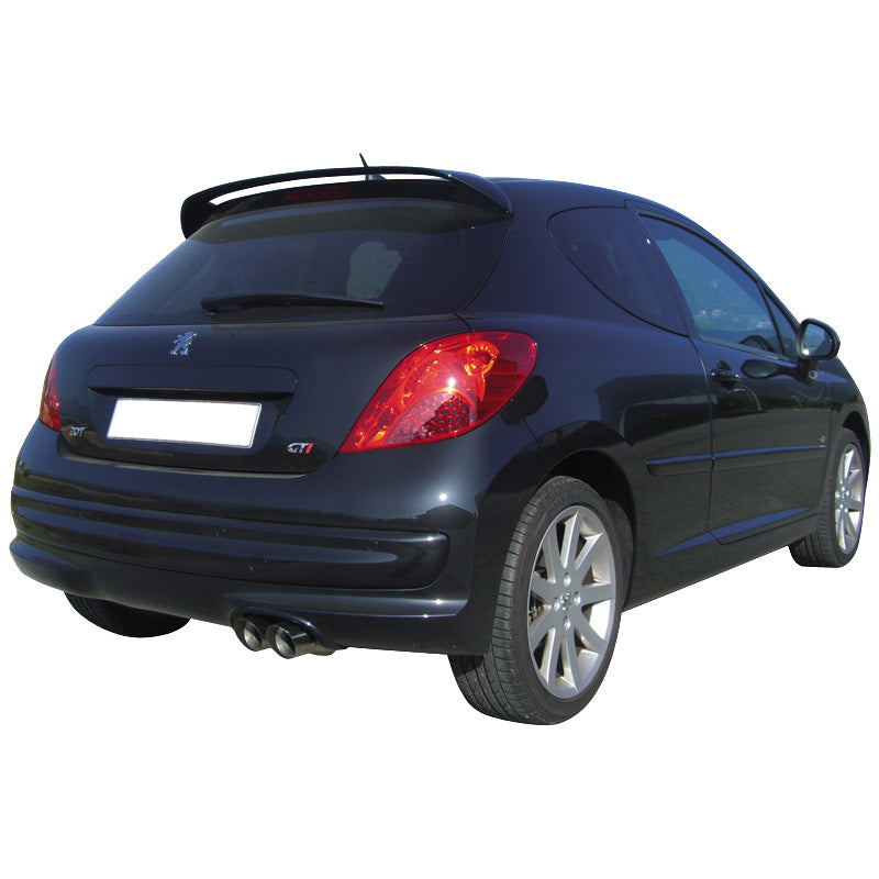 InoXcar, sportowy układ wydechowy, pasuje do Peugeot 207 1.6 16v (175HP) 2007- 2x80mm wyścigowy