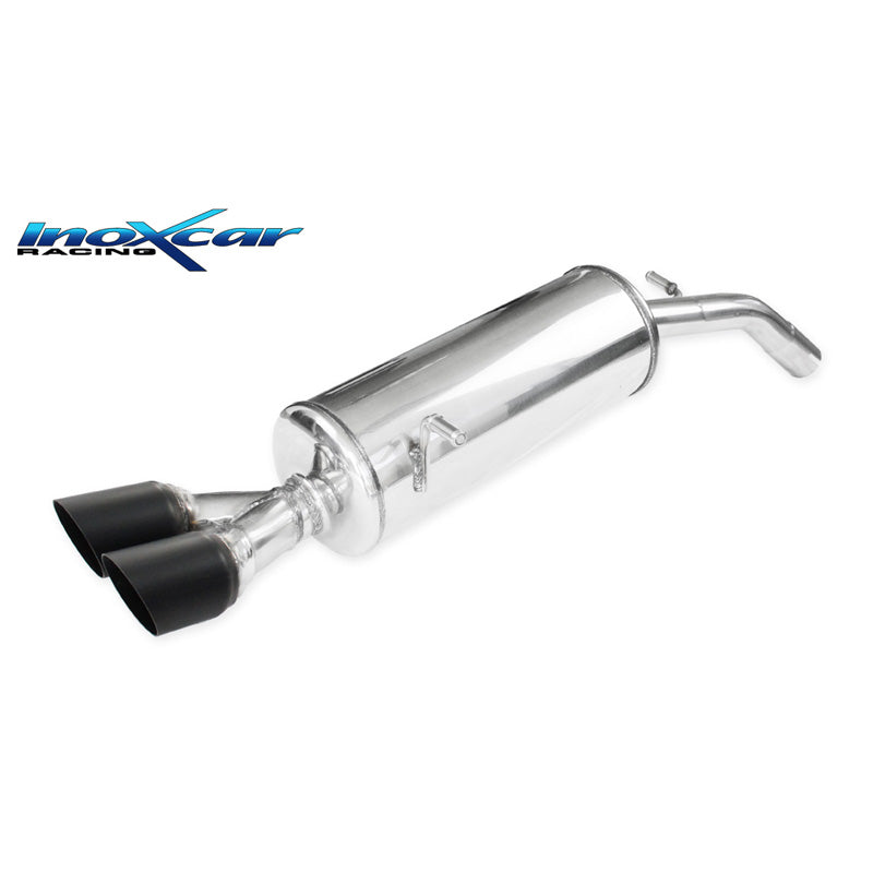 InoXcar, sportowy układ wydechowy, pasuje do Peugeot 208 1.6 16v Turbo GTi (200HP) 2013- 2x80mm Ceramic Black