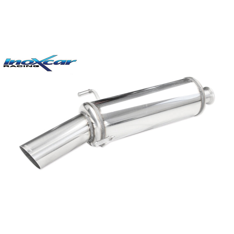 InoXcar, silencieux sport, convient à Peugeot 306 2.0 HDI 90hp/1.9 TD 90hp 1997- 1x90mm Rally