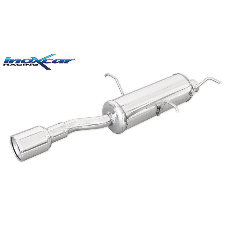 InoXcar, Échappement sport, convient à Peugeot 306 2.0 16v Cabrio 133hp 1997- 1x102mm