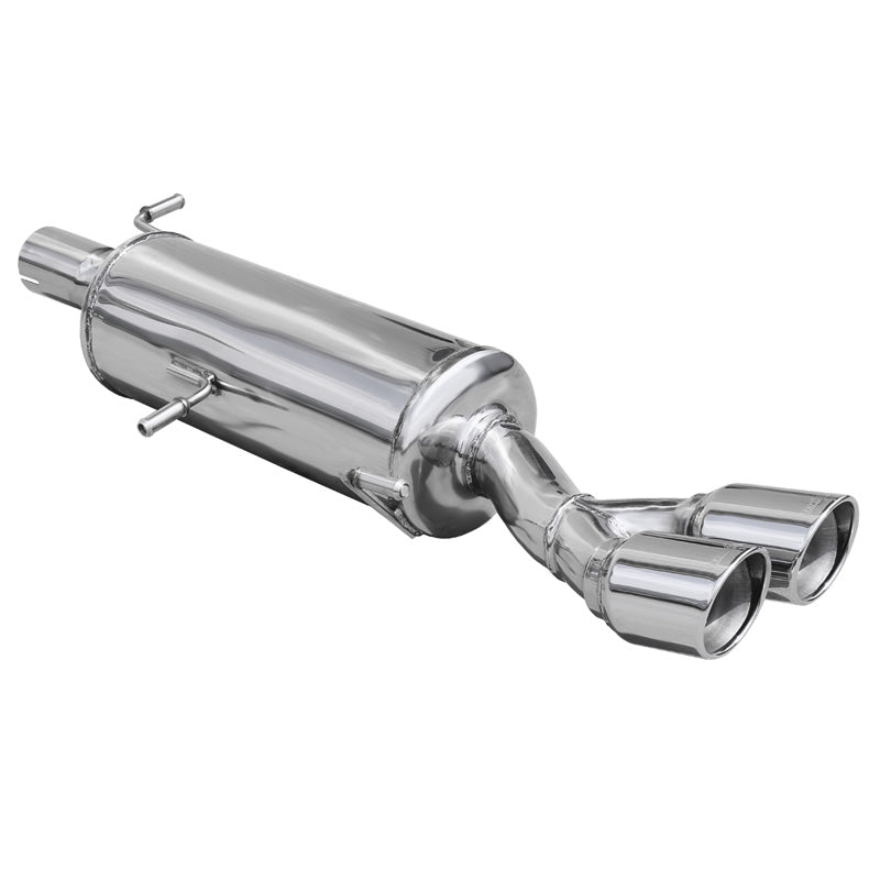 InoXcar, Sports exhaust, fits Peugeot 308 1.6THP GTi (200HP) 2011-2013 Ø65mm 2x80mm X-Race
