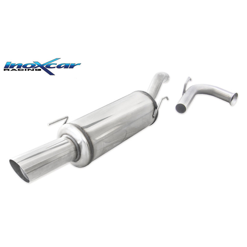 InoXcar, scarico sportivo, adatto per Renault Clio I 1.4 80hp -1998 1x90mm Rally