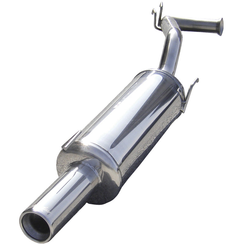 InoXcar, scarico sportivo, adatto per Renault Clio I 1.7 (92HP) -1998 80mm