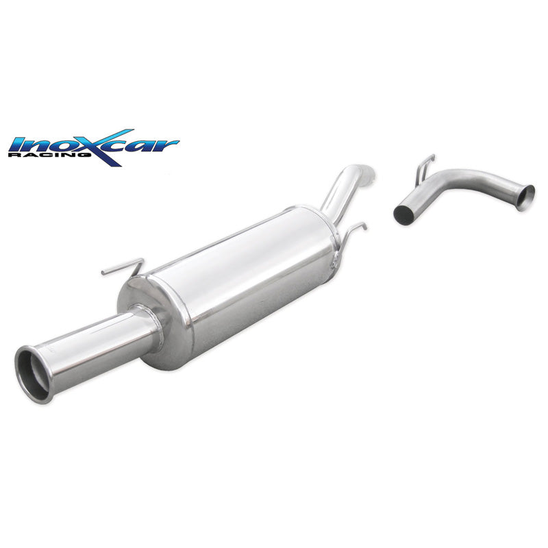 InoXcar, scarico sportivo, adatto a Renault Clio I 1.8 16v 135hp -1998 1x76mm Retro Style