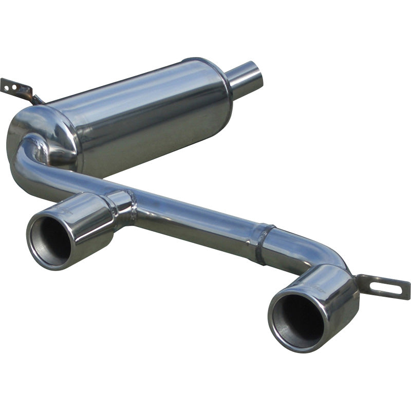 InoXcar, scarico sportivo 'Center', adatto a Renault Megane II 2.0 DCi GT 2007- 2x80mm