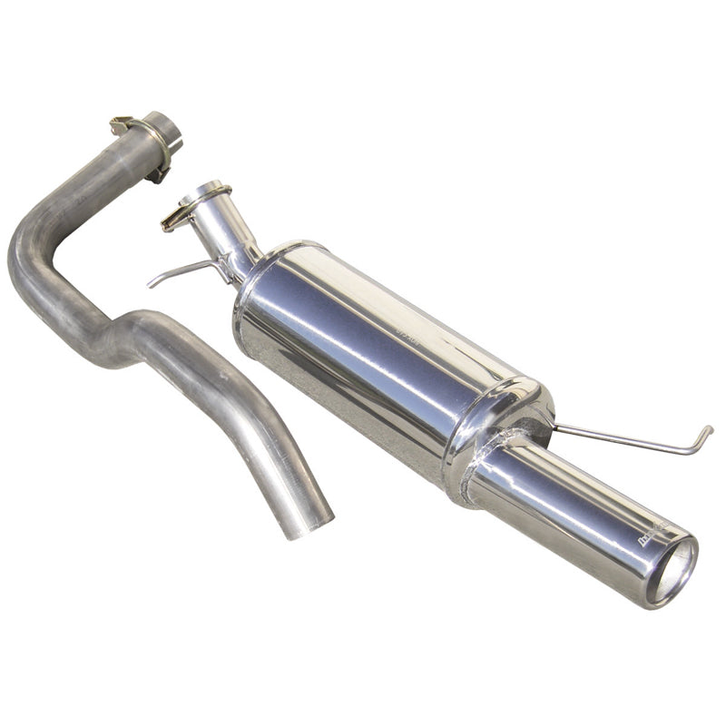 InoXcar, Sports exhaust, fits Seat Ibiza 6K 1.4 (60HP) 1993-2000 80mm