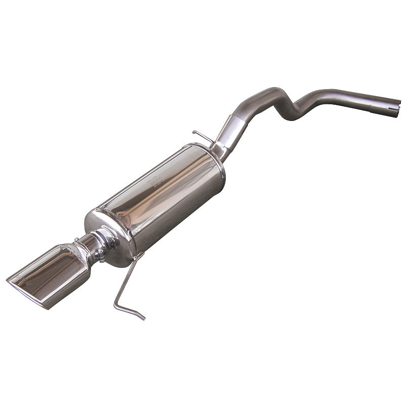 InoXcar, Sports exhaust, fits Seat Ibiza 6K 2.0 8v GTi/GT (116HP) 1993- 120x80mm